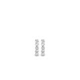 Ti Sento Claw Set CZ Hoop Earrings
