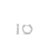Ti Sento Claw Set CZ Hoop Earrings