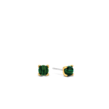 Ti Sento Malachite Four Claw Stud Earrings SALE