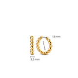 Ti Sento Beaded Hoop Earrings