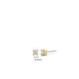 Ti Sento Claw Set CZ Medium Stud Earrings