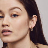 Ti Sento Elongated Link Long Stud Earrings SALE
