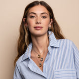 Ti Sento Interlocking Circles CZ Drop Earrings SALE