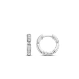 Ti Sento Deco CZ Hoop Earrings SALE