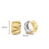 Ti Sento Pyramid Hoop Earrings SALE