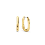 Ti Sento Elongated Link Medium Hoop Earrings SALE