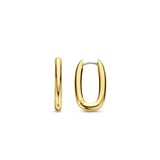 Ti Sento Elongated Link Medium Hoop Earrings SALE