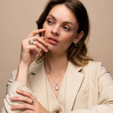 Ti Sento Elongated Link Medium Hoop Earrings SALE