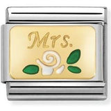 Nomination Classic Gold Enamel Mrs Charm