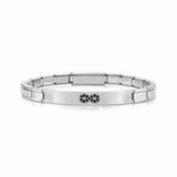 Nomination Trendsetter Infinity Bracelet, Stainless Steel Black CZ SALE
