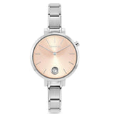 Nomination Round Sunray Pink Watch with Sparkling CZ