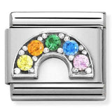 Nomination Classic CZ Rainbow Charm