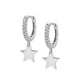 Nomination ChicNCharm Star Earrings, Sterling Silver CZ