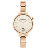 Nomination Round Pink Glitter Rose Gold Watch with Sparkling CZ SALE