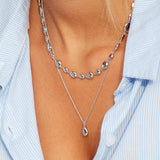 Kit Heath Coast Pebbles Droplet Necklace