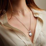 Kit Heath Céleste Eclipse Equinox T-Bar Style Spinner Necklace