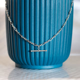Kit Heath Revival Figaro Chain Link T-bar Style Necklace
