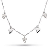 Kit Heath Desire Kiss Precious Heart Station Necklace