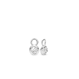 Ti Sento Elegant Round CZ Ear Charms