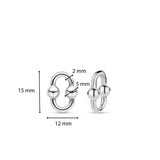Ti Sento Bubble Link Ear Charms SALE