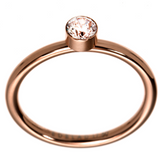Edblad Belle Uno Solitaire Rose Ring SALE