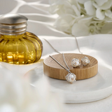 Clogau Tree of Life Silver Caged Pearl Pendant