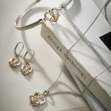 Clogau Forever Yours Silver Opal Dwynwen Drop Earrings