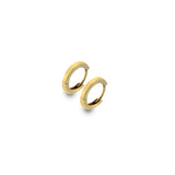 9ct Yellow Gold Huggie Hoop Earrings 11.5mm