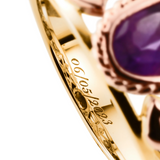 Clogau Royal Clogau 9ct Gold Amethyst Delphinium Ring SALE