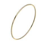 9ct Yellow Gold Rounded Profile Round Bangle