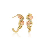 Clogau Tree of Life 9ct Yellow Gold Vine Hoop Earrings SALE