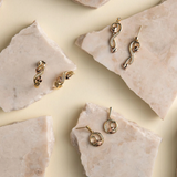 Clogau Tree of Life 9ct Yellow Gold Vine Hoop Earrings SALE