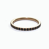 Edblad Glow Micro Full Set Band Ring Black SALE