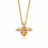 Clogau Nature's Wonder 9ct Gold Citrine Honey Bee Pendant