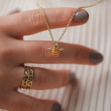 Clogau Nature's Wonder 9ct Gold Citrine Honey Bee Pendant