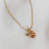 Clogau Nature's Wonder 9ct Gold Citrine Honey Bee Pendant