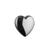 Memorial Locket, Plain Heart Sterling Silver 30x28mm
