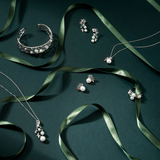 Clogau Gold Sterling Silver Lily of the Valley Pearl Pendant SALE