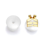 LOX Gold Earring Backs, Secure Locking & Lifting