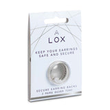 LOX Silver Earring Backs, Secure Locking & Lifting