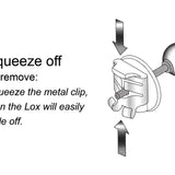 LOX Gold Earring Backs, Secure Locking & Lifting