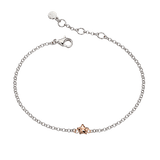 Little Star Rose Gold Star Girls Bracelet 17cm