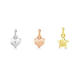 Little Star Corissa Sterling Silver Rose Gold Heart Charm SALE