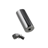 Memorial Locket, Plain Cylinder Sterling Silver 33x13mm