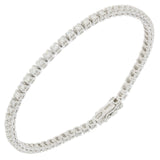 Platinum Diamond Tennis Bracelet 4.00ct
