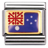 Nomination Classic Gold Enamel Australia Flag Charm