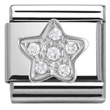 Nomination Classic Silver CZ Star Charm