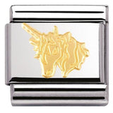 Nomination Classic Gold Unicorn Charm