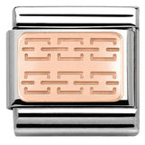 Nomination Classic Rose Gold Chain Link Pattern Charm SALE