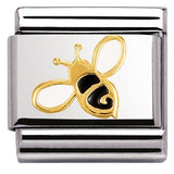 Nomination Classic Gold Enamel Bee Charm
